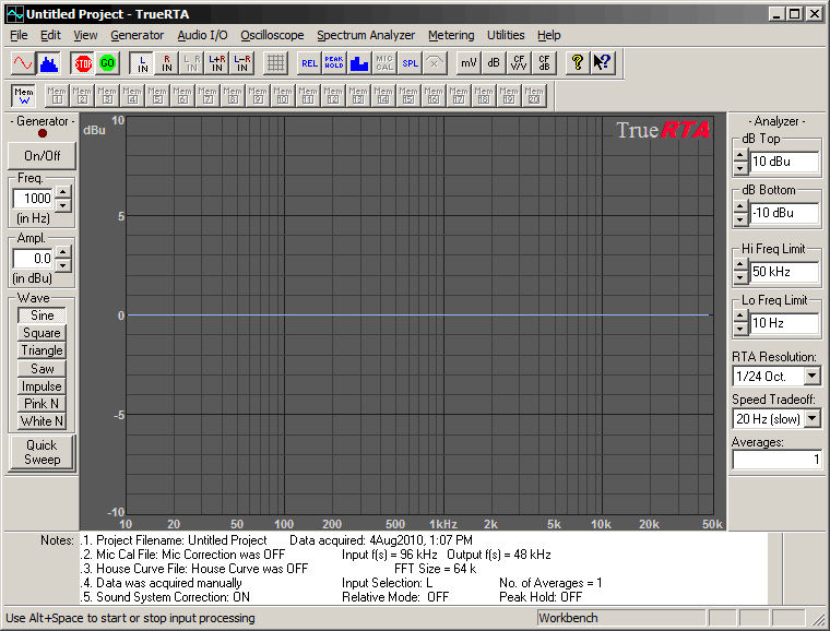 Spectrum analyzer software mac